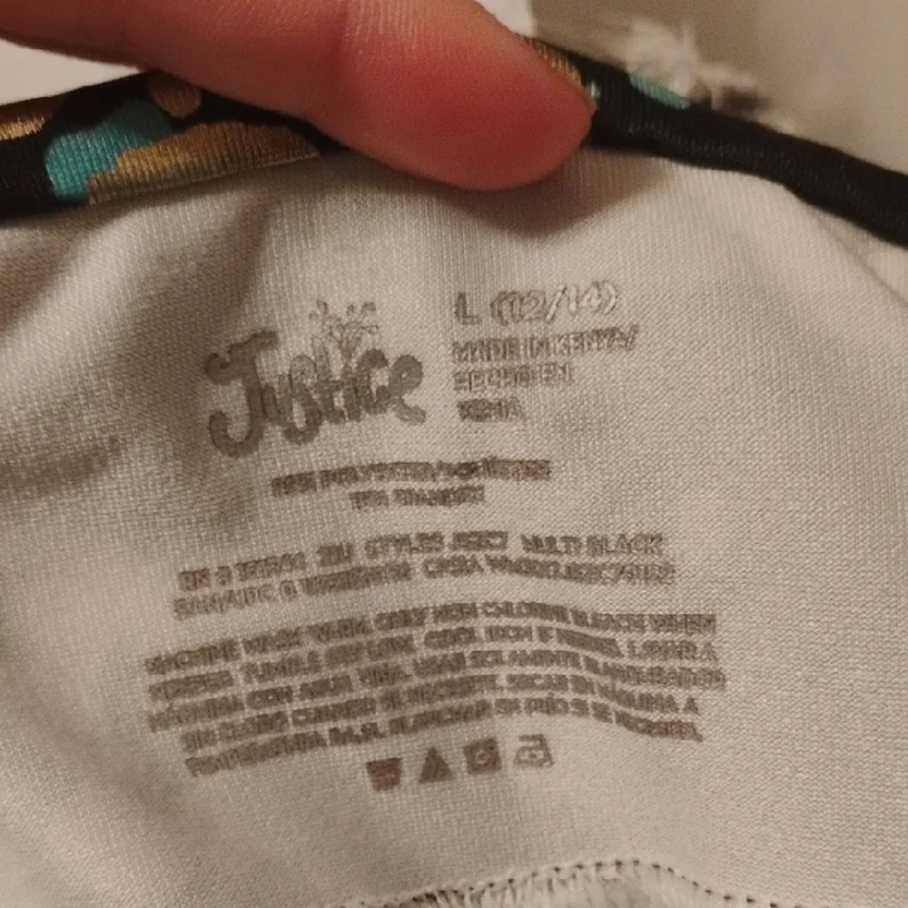 Justice Multicolor Patterned Shorts - Picture 2 of 2
